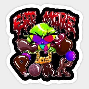 Eat More Pork Sticker